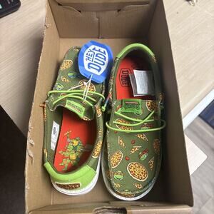 HEYDUDE LITTLE KID & BIG KID WALLY Y TMNT CASUAL SHOES